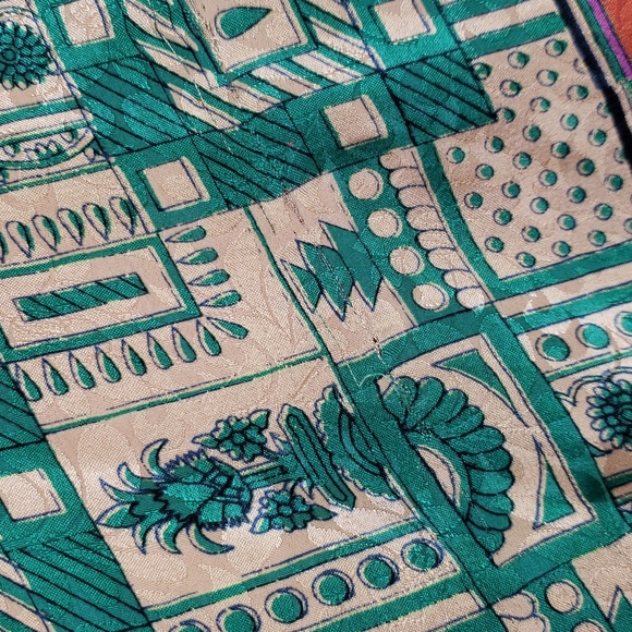 Darn Good Yarn Sari Silk Wrap Skirt Tea Goddess - Picture 13 of 16